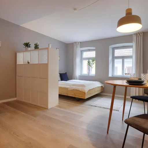 In unserem Ein Zimmer Apartment findet sich alles was das Herz begehrt für einen Aufenthalt von zwei Personen. 